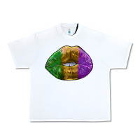 White mardi gras kiss Urban Heavy Tee - RanaPortraitStore
