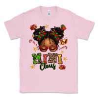 Bubblegum Pink mini claus messy bun Classic Tee - texasbilliewilder