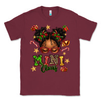 Burgundy mini claus messy bun Classic Tee - texasbilliewilder