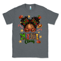 Charcoal Heather mini claus messy bun Classic Tee - texasbilliewilder
