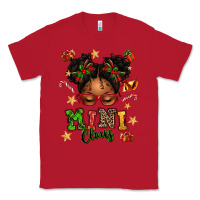 Red mini claus messy bun Classic Tee - texasbilliewilder