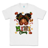 White mini claus messy bun Classic Tee - texasbilliewilder