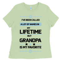 Matcha I VE BEEN CALLED GRANDPA -may favorite grandpa Ladies Tee - Bettercallsaul