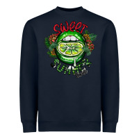 Navy summer time Heavyweight Sweatshirt - CowhideDigitalArt