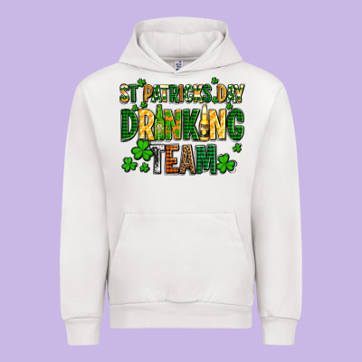 St Patricks Day Drinking Team Urban Hoodie Designed By Adodesignshop