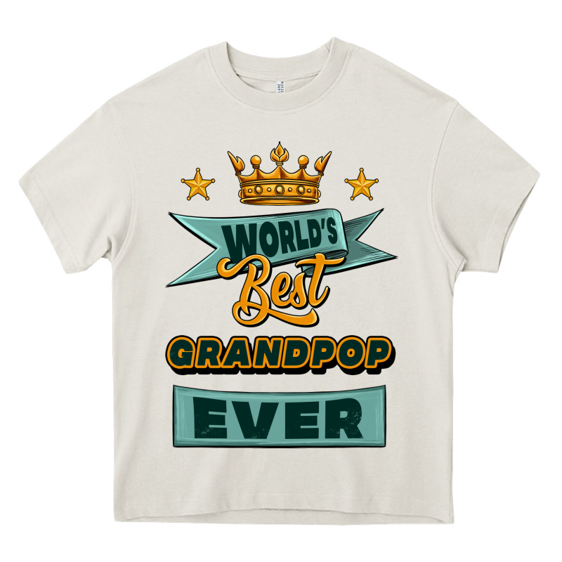 World's Best Grandpop Ever Heavy Core Tee by Jasminsmagicworld | Teevron