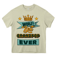 Mossy world's best grandpop ever Heavy Core Tee - Jasminsmagicworld