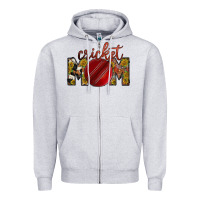Heather Grey cricket mom Zipper Hoodie - RacoonDesign