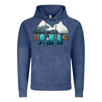 Vintage Denim Mountain Mama Vintage Hoodie - CowGirlArtShop