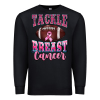 Black tackle breast cancer Premium Sweatshirt - BarkalooDesign