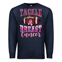 Navy tackle breast cancer Premium Sweatshirt - BarkalooDesign