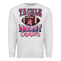 Oatmeal Heather tackle breast cancer Premium Sweatshirt - BarkalooDesign
