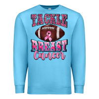 Ocean Blue tackle breast cancer Premium Sweatshirt - BarkalooDesign