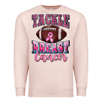 Pale Pink tackle breast cancer Premium Sweatshirt - BarkalooDesign