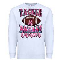 White tackle breast cancer Premium Sweatshirt - BarkalooDesign