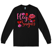 Black hey sugar with lips and candies olivia Long Sleeve Tee - OliviaCreatesArt