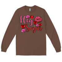 Chestnut hey sugar with lips and candies olivia Long Sleeve Tee - OliviaCreatesArt