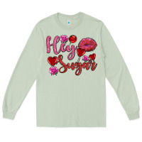 Matcha hey sugar with lips and candies olivia Long Sleeve Tee - OliviaCreatesArt