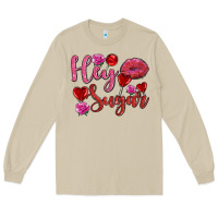 Hey Sugar With Lips And Candies Olivia Long Sleeve Tee | Teevron