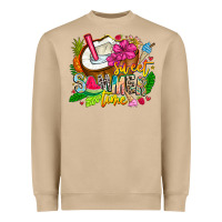 Mushroom summer time Heavyweight Sweatshirt - CowhideDigitalArt