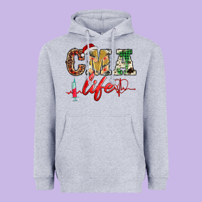 Christmas Certified Medical Assistant Life Heavyweight Hoodie Designed By Barkaloodesign