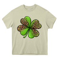 Leopard Shamrock Heavy Core Tee | Teevron