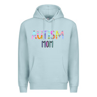 Blue Mist Titi Pretty Art Autism Mom Premium Hoodie - CowhideDigitalArt