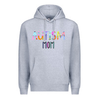 Heather Grey Titi Pretty Art Autism Mom Premium Hoodie - CowhideDigitalArt