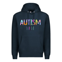 Navy Titi Pretty Art Autism Mom Premium Hoodie - CowhideDigitalArt