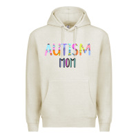 Oatmeal Heather Titi Pretty Art Autism Mom Premium Hoodie - CowhideDigitalArt
