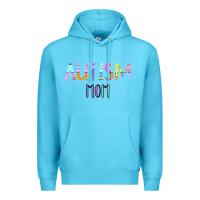 Ocean Blue Titi Pretty Art Autism Mom Premium Hoodie - CowhideDigitalArt
