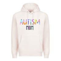 Pale Pink Titi Pretty Art Autism Mom Premium Hoodie - CowhideDigitalArt