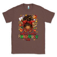 Chestnut santas favorite pharmacy tech afro messy bun Classic Tee - texasbilliewilder