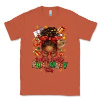 Copper santas favorite pharmacy tech afro messy bun Classic Tee - texasbilliewilder