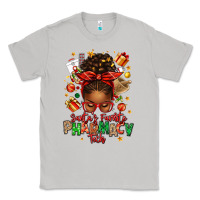 Moon Dust santas favorite pharmacy tech afro messy bun Classic Tee - texasbilliewilder