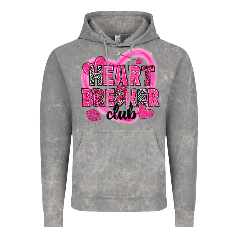 Heart Breaker Club Valentine's Day Vintage Hoodie by HowdyJamesFarm | Teevron
