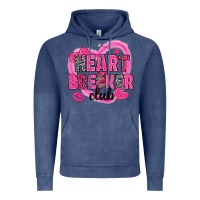 Vintage Denim Heart breaker club Valentine's Day Vintage Hoodie - HowdyJamesFarm
