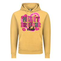 Vintage Mustard Heart breaker club Valentine's Day Vintage Hoodie - HowdyJamesFarm