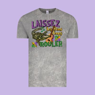 Laissez Les Bons Temps Rouler Vintage Tee Designed By Cowgirlartshop
