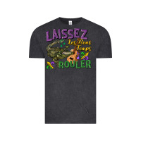 Vintage Black laissez les bons temps rouler Vintage Tee - CowGirlArtShop