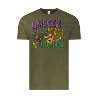 Vintage Olive laissez les bons temps rouler Vintage Tee - CowGirlArtShop