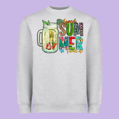 Sweet Summer Time Heavyweight Sweatshirt Designed By Cowhidedigitalart