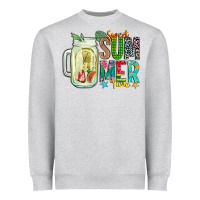 Heather Grey sweet summer time Heavyweight Sweatshirt - CowhideDigitalArt