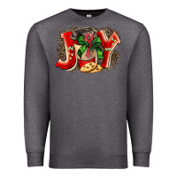 Charcoal Heather christmas joy coffee Premium Sweatshirt - BarkalooDesign