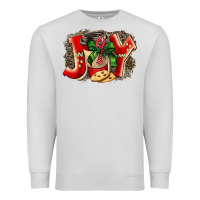 Dove Grey christmas joy coffee Premium Sweatshirt - BarkalooDesign