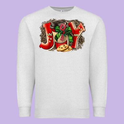 Christmas Joy Coffee Premium Sweatshirt Designed By Barkaloodesign