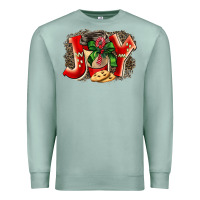 Seafoam christmas joy coffee Premium Sweatshirt - BarkalooDesign