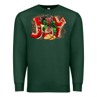 Sports Green christmas joy coffee Premium Sweatshirt - BarkalooDesign