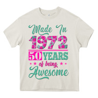 Cream made in 1972, 50 years of being awesome Heavy Core Tee - Jasminsmagicworld