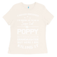 Bone Super Cool Poppy Of A Freaking Awesome Granddaugh Ladies Tee - Bettercallsaul